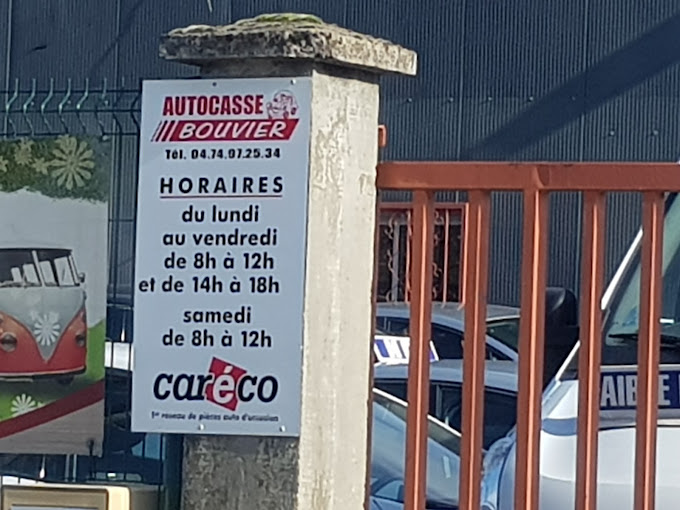 Aperçu des activités de la casse automobile AUTOCASSE BOUVIER située à CESSIEU (38110)